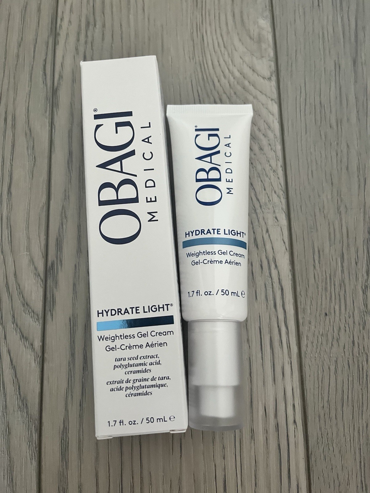 Obagi HYDRATE LIGHT Weightless Gel Cream Face Moisturizer 1.7 fl oz Full Size Obagi HYDRATE LIGHT Weightless Gel Cream Face Moisturizer 1.7 fl oz Full Size