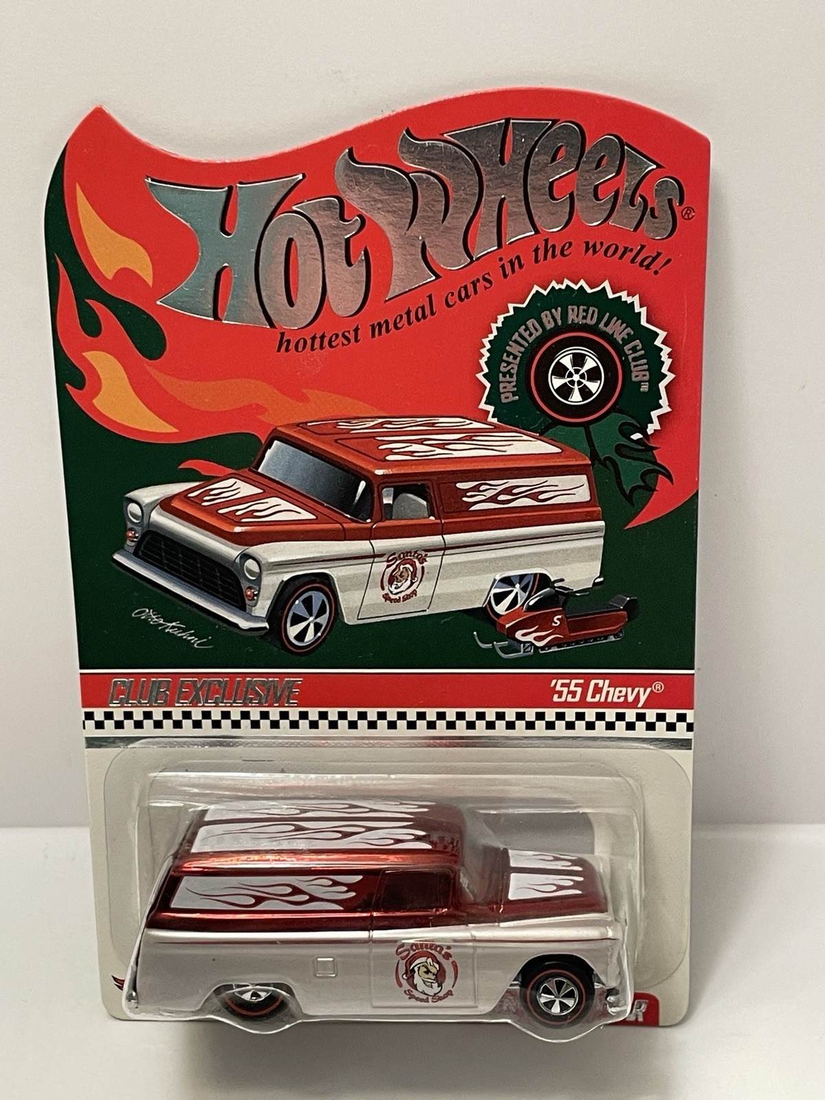 HOT WHEELS Redline Club, 2009 Holiday Exclusive 55Chevy Panel