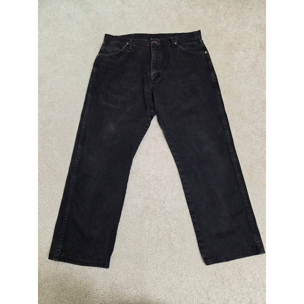 Wrangler Vintage Cowboy Cut Original Fit Black Jeans Mens 36x30 Wrangler Vintage Cowboy Cut Original Fit Black Jeans Mens 36x30