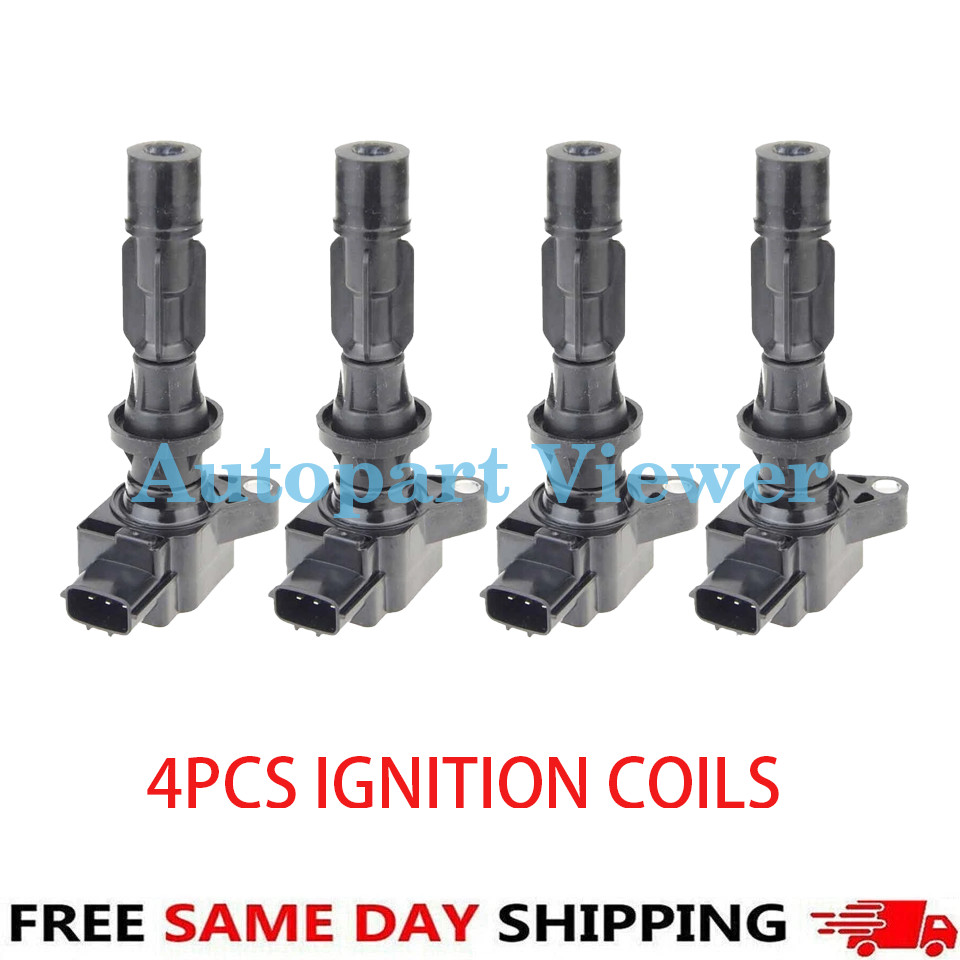 OEM Quality Ignition Coil 4PCS Pack For Mazda 3 6 CX7 MX-5 Miata 2.0/2.3/2.5L