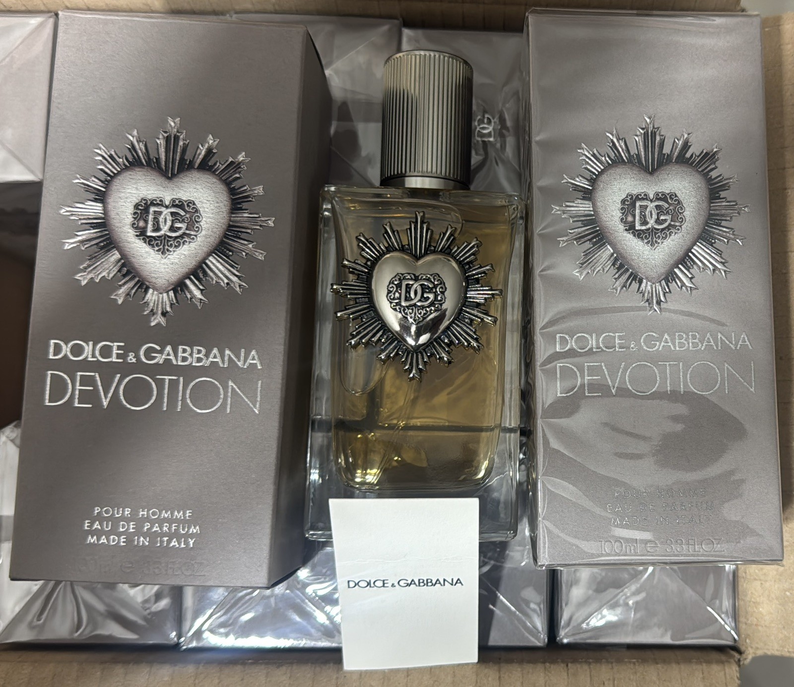 Dolce & Gabbana Devotion Men Eau de Parfum Spray, Regular Size 3.3 fl oz 100ml.