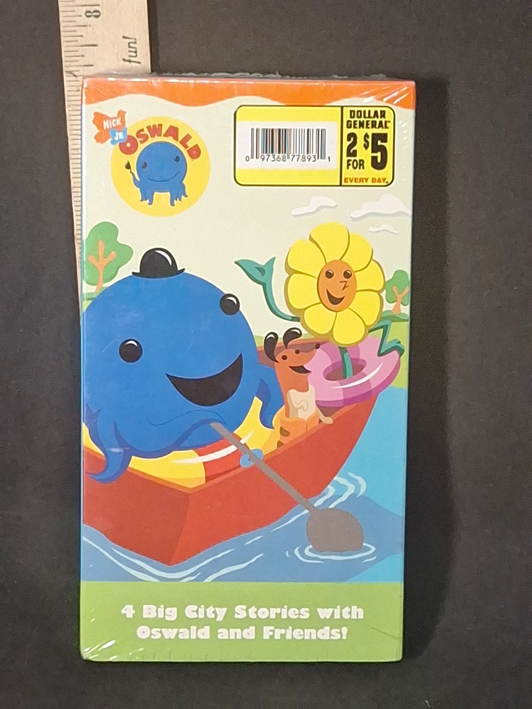Nick Jr. Oswald: On-the-Go Oswald VHS 2003 BNIP 4 Big City Stories Rare Cartoon