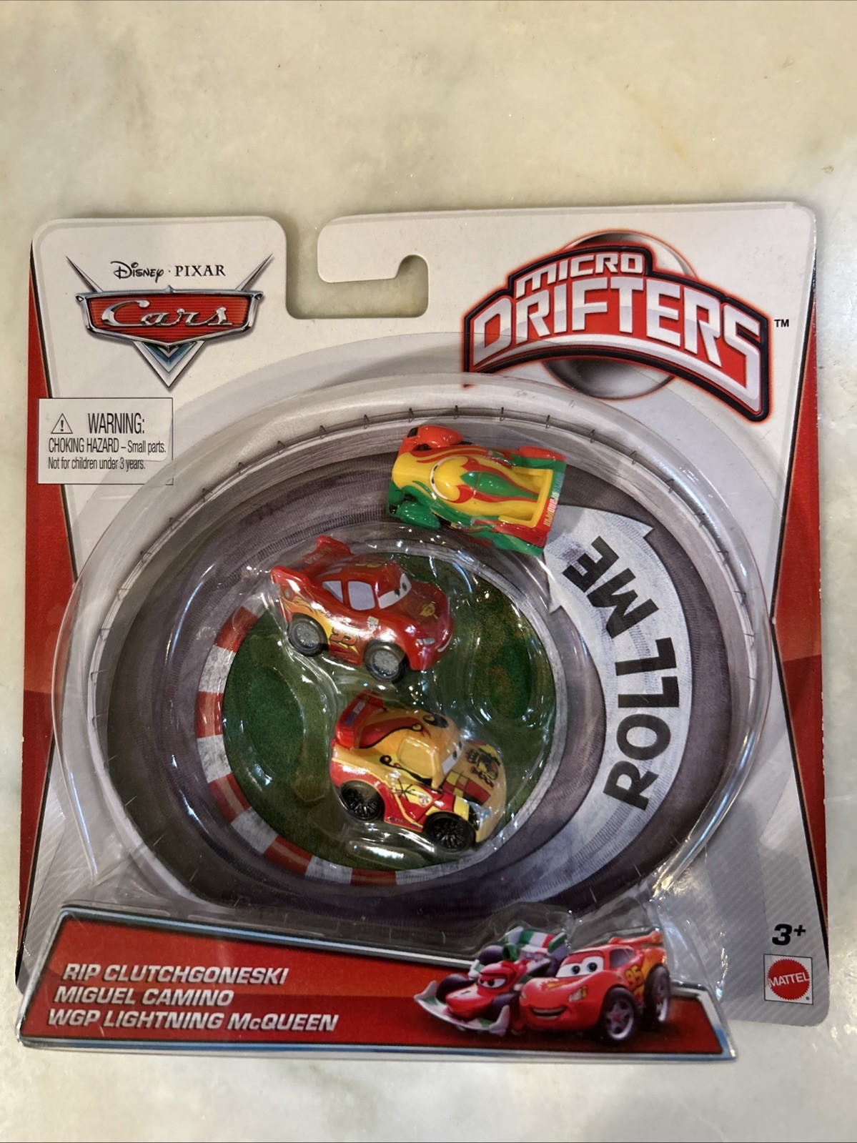 Disney Pixar Cars Micro Drifters RIP CLUTCHGONESKI MCQUEEN MIGUEL CAMINO