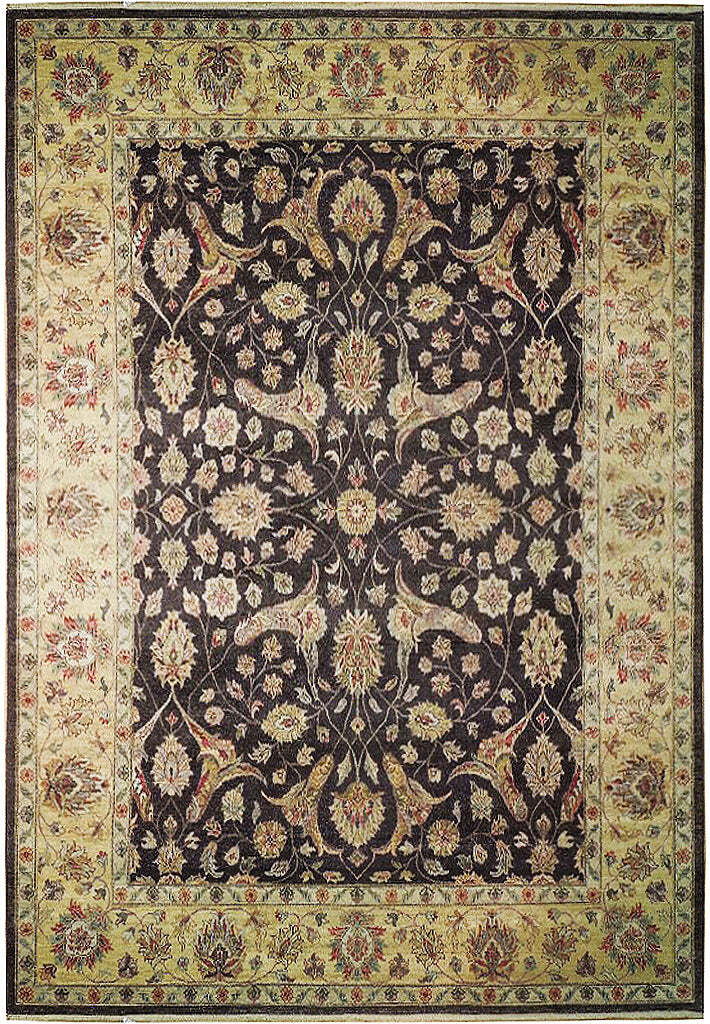 8x10' Black Vegetable Dyed Chobi Rug 72519 8x10' Black Vegetable Dyed Chobi Rug 72519