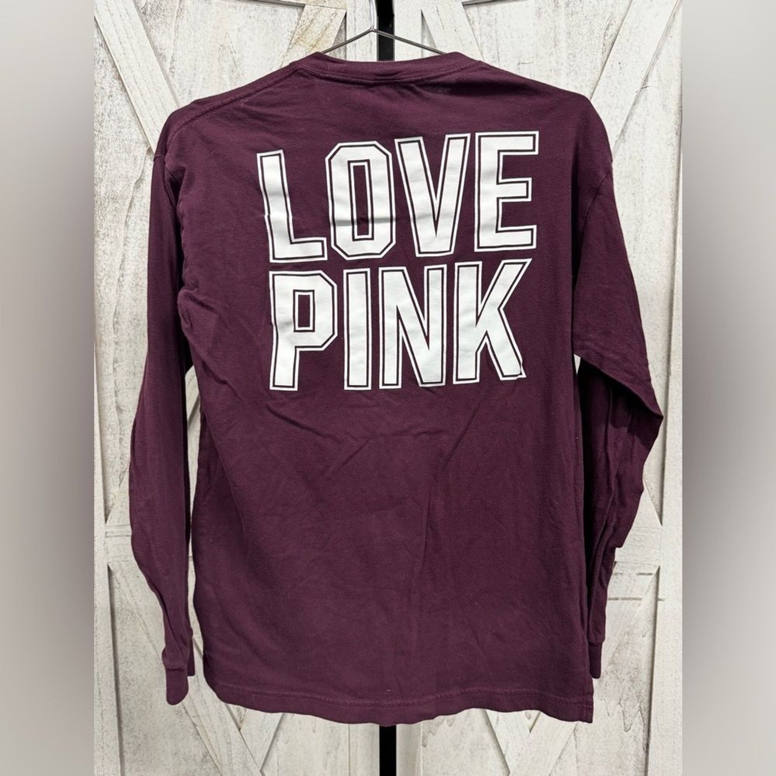 PINK Victoria\'s Secret Plum Tee