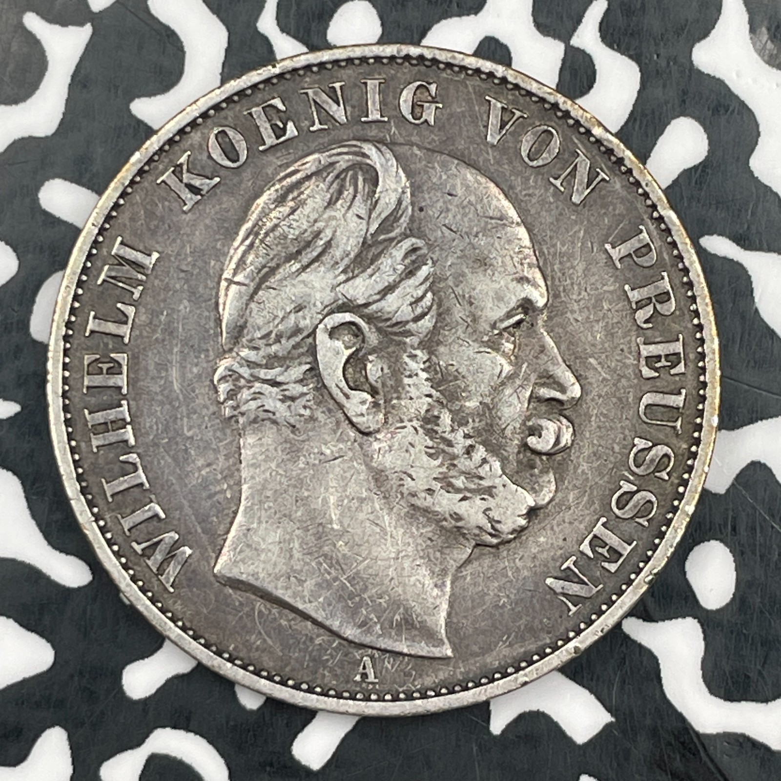1871-A Germany Prussia 1 Thaler Lot#JM2122 Large Silver 1871-A Germany Prussia 1 Thaler Lot#JM2122 Large Silver