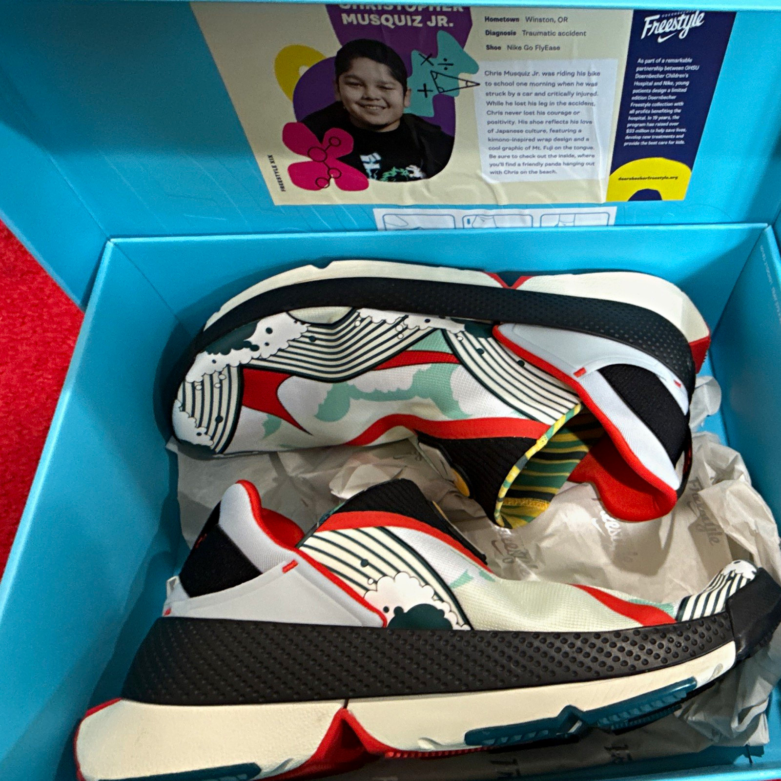 Nike Unisex Kids Athletic Sneaker Multicolor US 13.5 New with Box Nike Unisex Kids Athletic Sneaker Multicolor US 13.5 New with Box