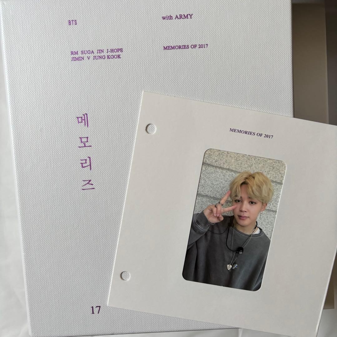 BTS Memories of 2017 Blu-ray 5-Disc Set with Jimin Photocard K-pop