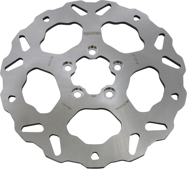 Galfer Standard Solid Mount Wave Brake Rotor Rear #DF681W Harley Davidson