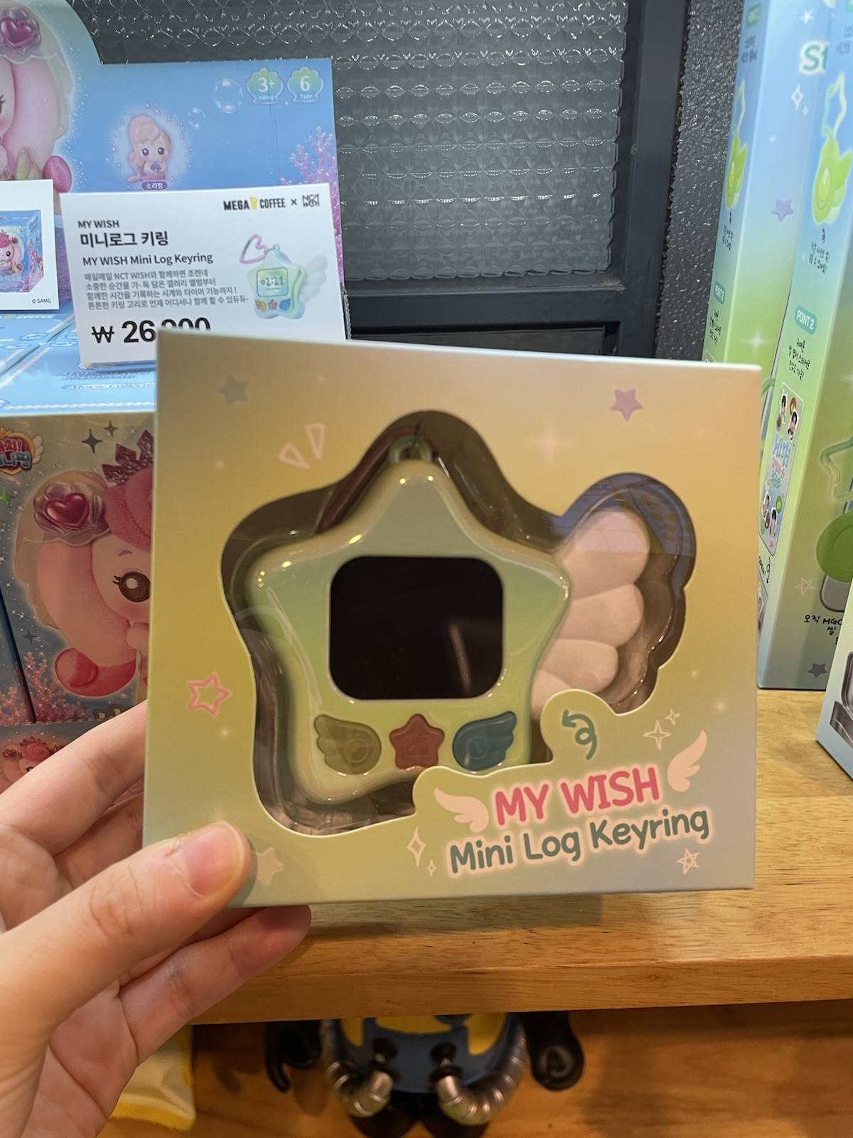 My Nct Wish Mini Log Keyring