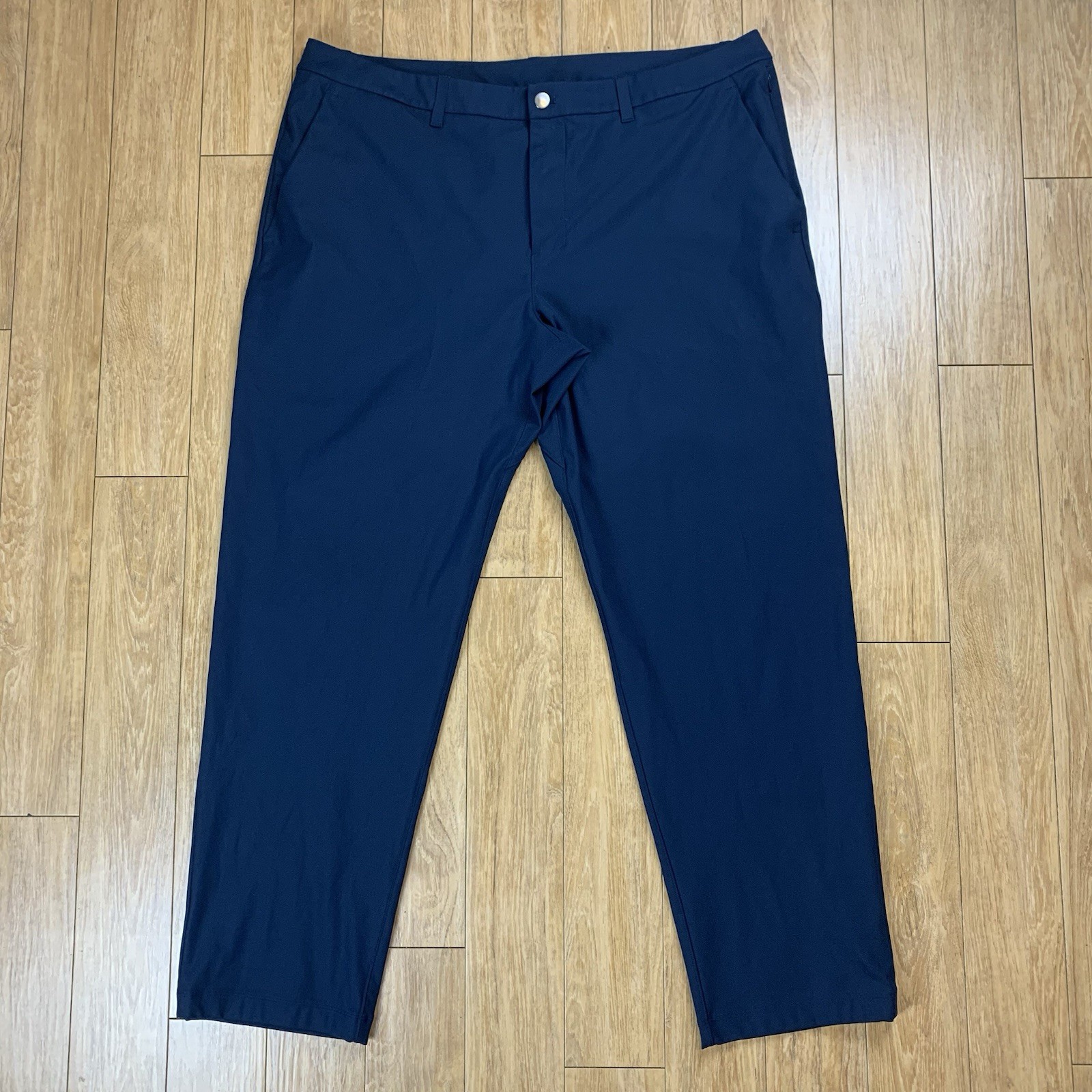 Lululemon Pants Men Fits 40x30 Navy Blue ABC Classic Fit Trouser Warpstreme Lululemon Pants Men Fits 40x30 Navy Blue ABC Classic Fit Trouser Warpstreme