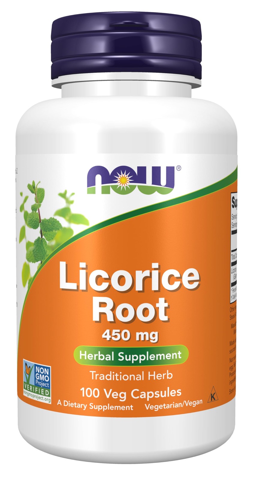 Licorice Root Herbal Supplement 100 Capsules Chinese Herbalism Gmp Quality