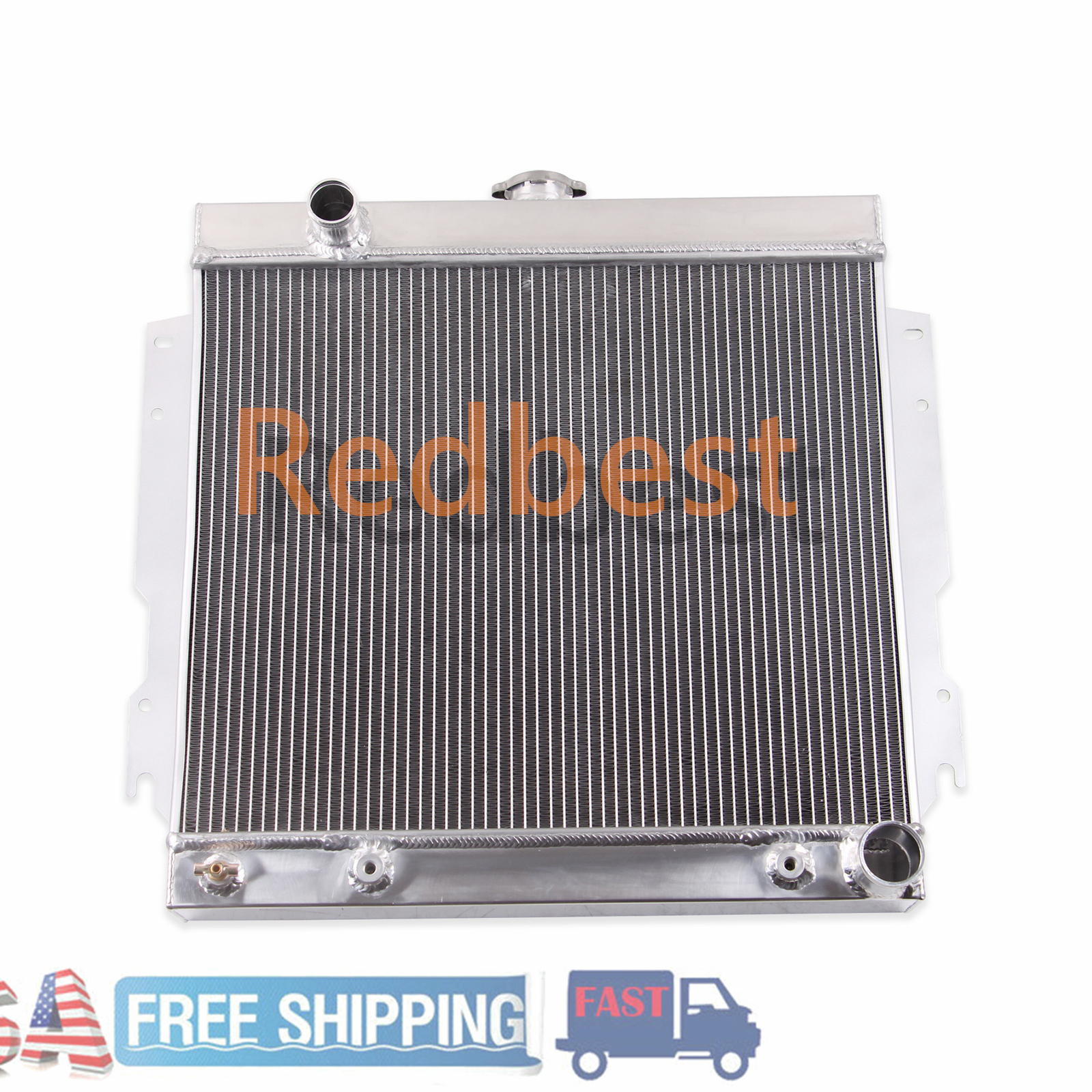 Alu 3Row Radiator For 1970-79 Plymouth Dodge D/B/W 100 100 200 300 V8 Pickup#511