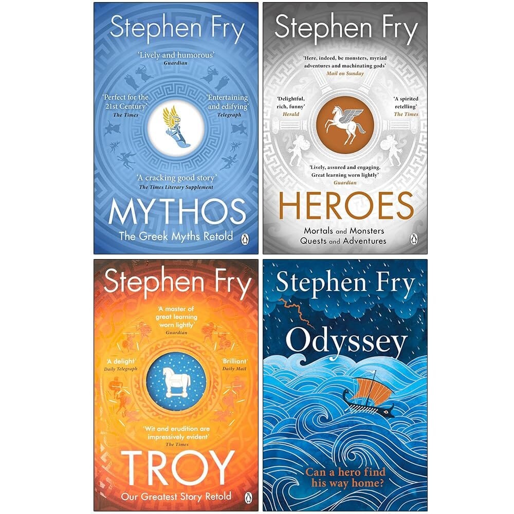 Greek Myths Series By Stephen Fry 4 Books Collection Set - Fiction - Paperback