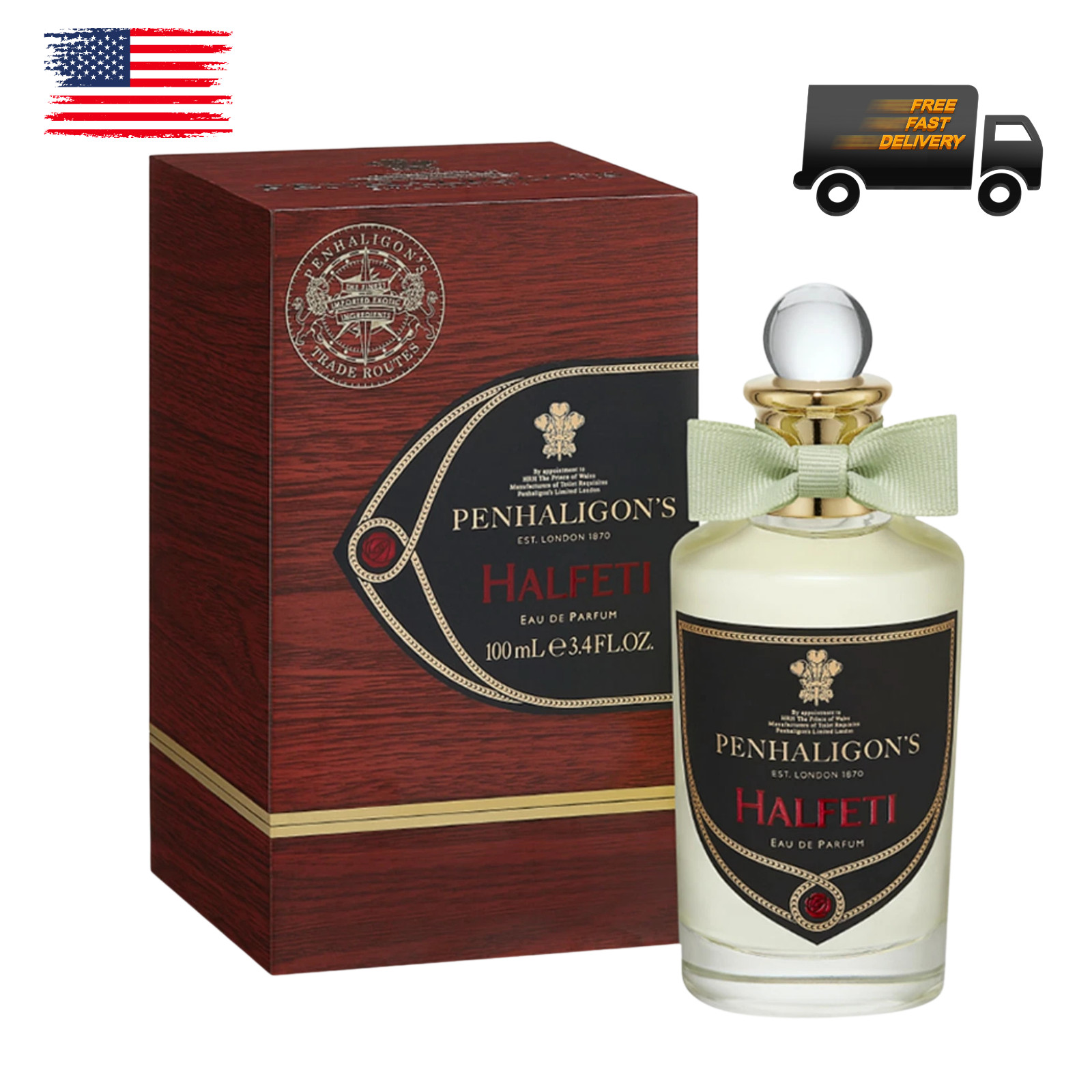 Penhaligon's Halfeti 3.4oz Eau De Parfum Spray | Unisex Perfume for Women & Men 