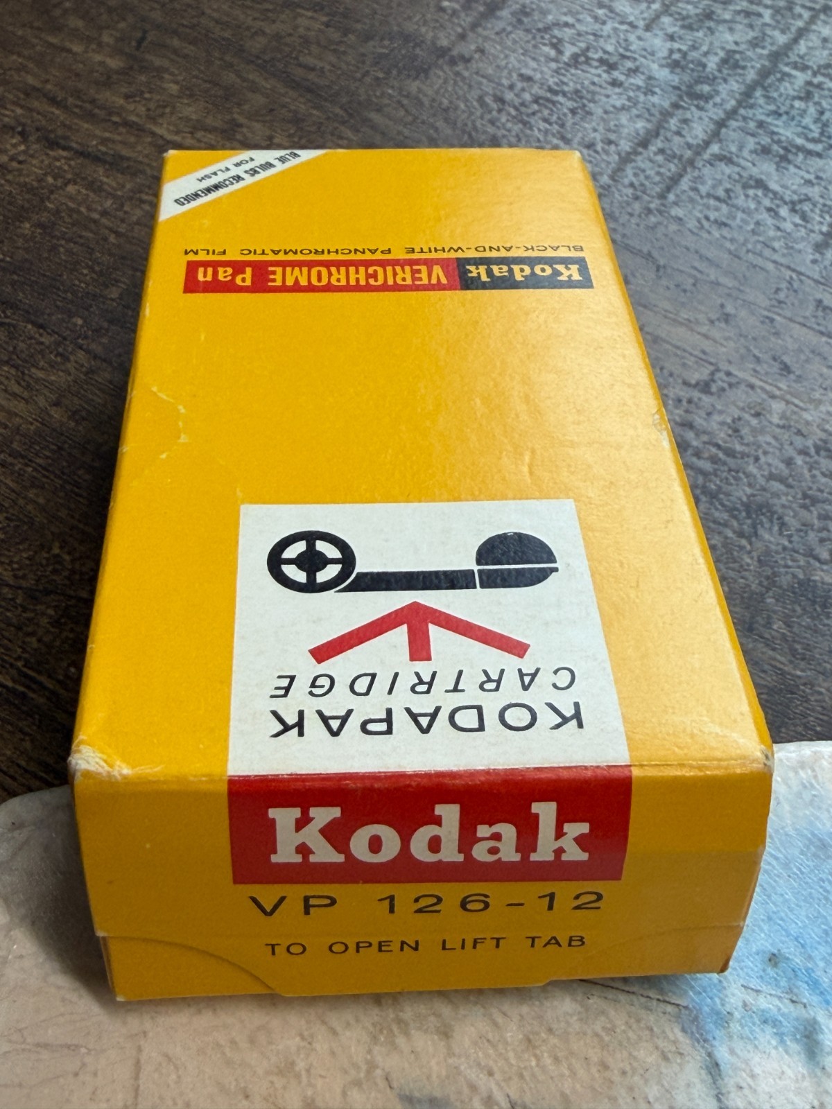 Kodak Verichrome Pan VP 126-12 B&W 126 Film 12 Exp ISO 125 Exp Dec 1968