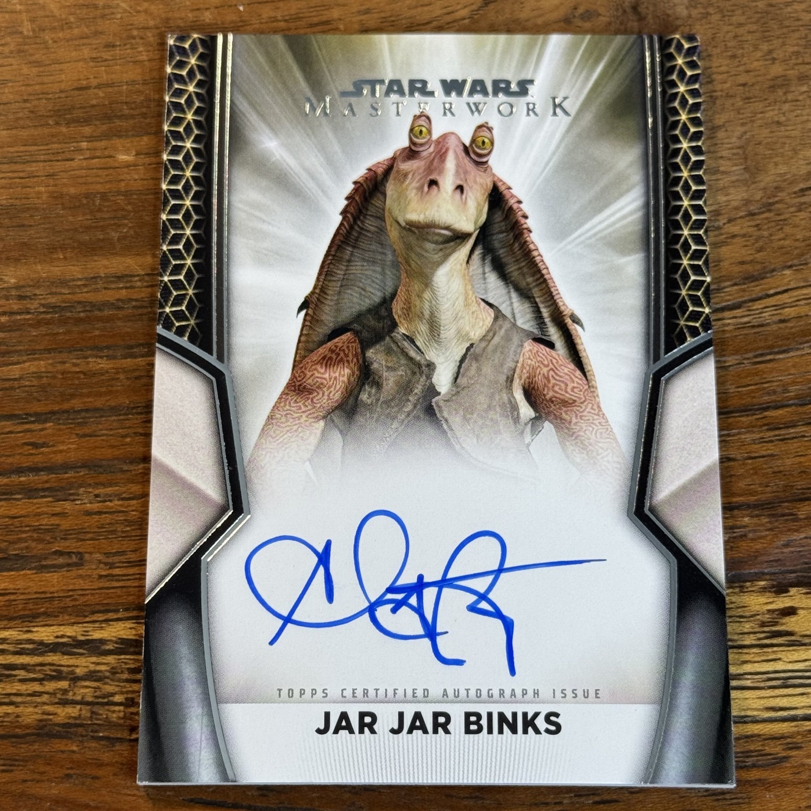 Ahmed Best Jar Jar Binks 2025 Topps Star Wars Masterwork AUTO Autograph #A-AB Ahmed Best Jar Jar Binks 2025 Topps Star Wars Masterwork AUTO Autograph #A-AB