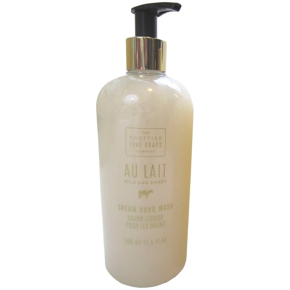 The Scottish Fine Soap Co. AU LAIT - MILK & HONEY Cream Hand Wash 17.5 oz PUMP