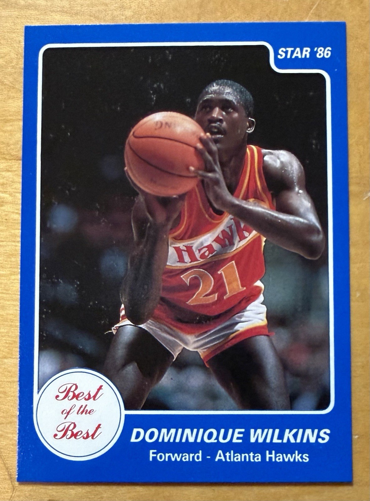 DOMINIQUE WILKINS 1985-87 STAR BEST OF THE BEST #14 ATLANTA HAWKS NM-MT RARE