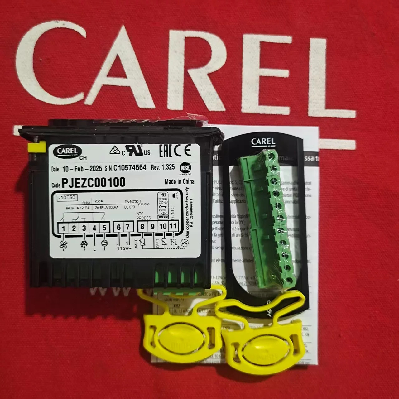 1pc CAREL PJEZC00100 PJEZCOO1OO 115V 1pc CAREL PJEZC00100 PJEZCOO1OO 115V