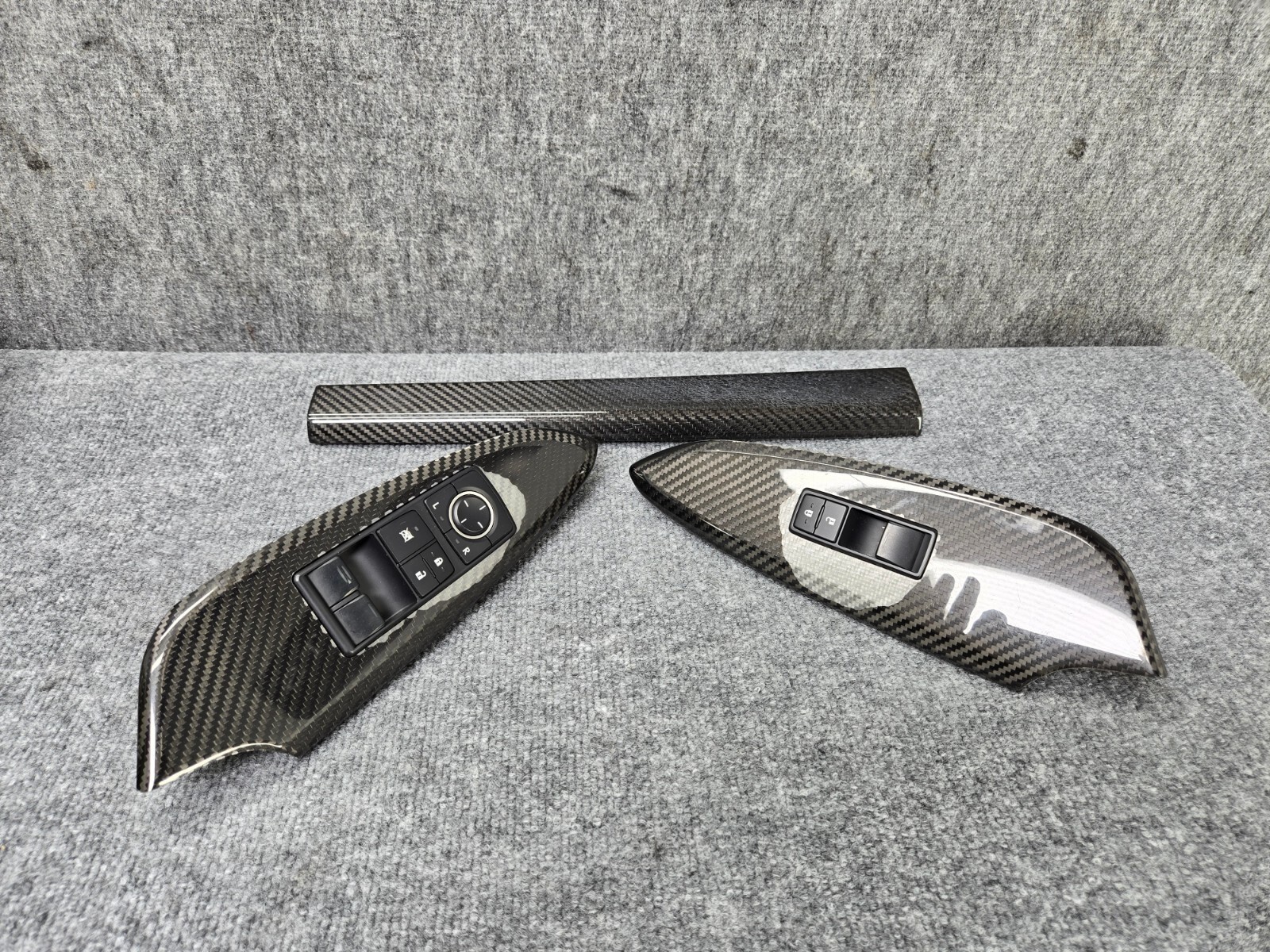 Carbon Fiber Interior Panel Trims Switchs Lexus 15-22 Rc-F Rc350 Rc200 oem