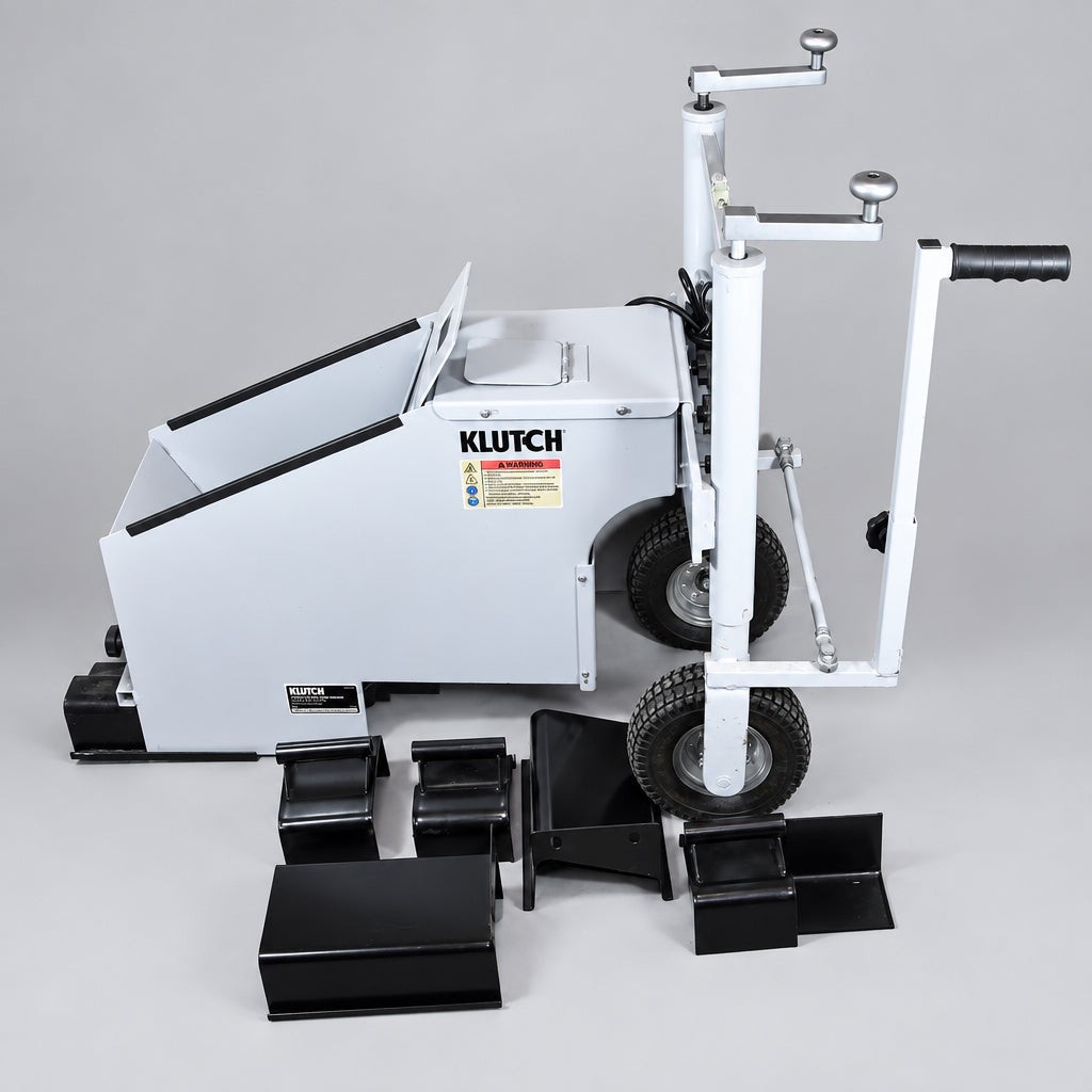 Klutch Electric Walk-Behind Concrete Curb Machine, 5.8in. Working Width, 3/4