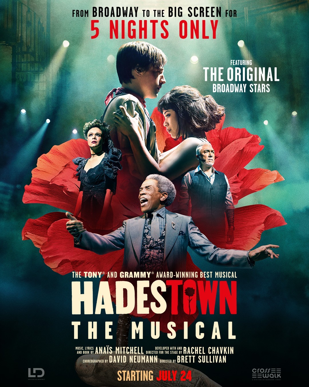 Hadestown The Musical Broadway Stars July 24 Poster