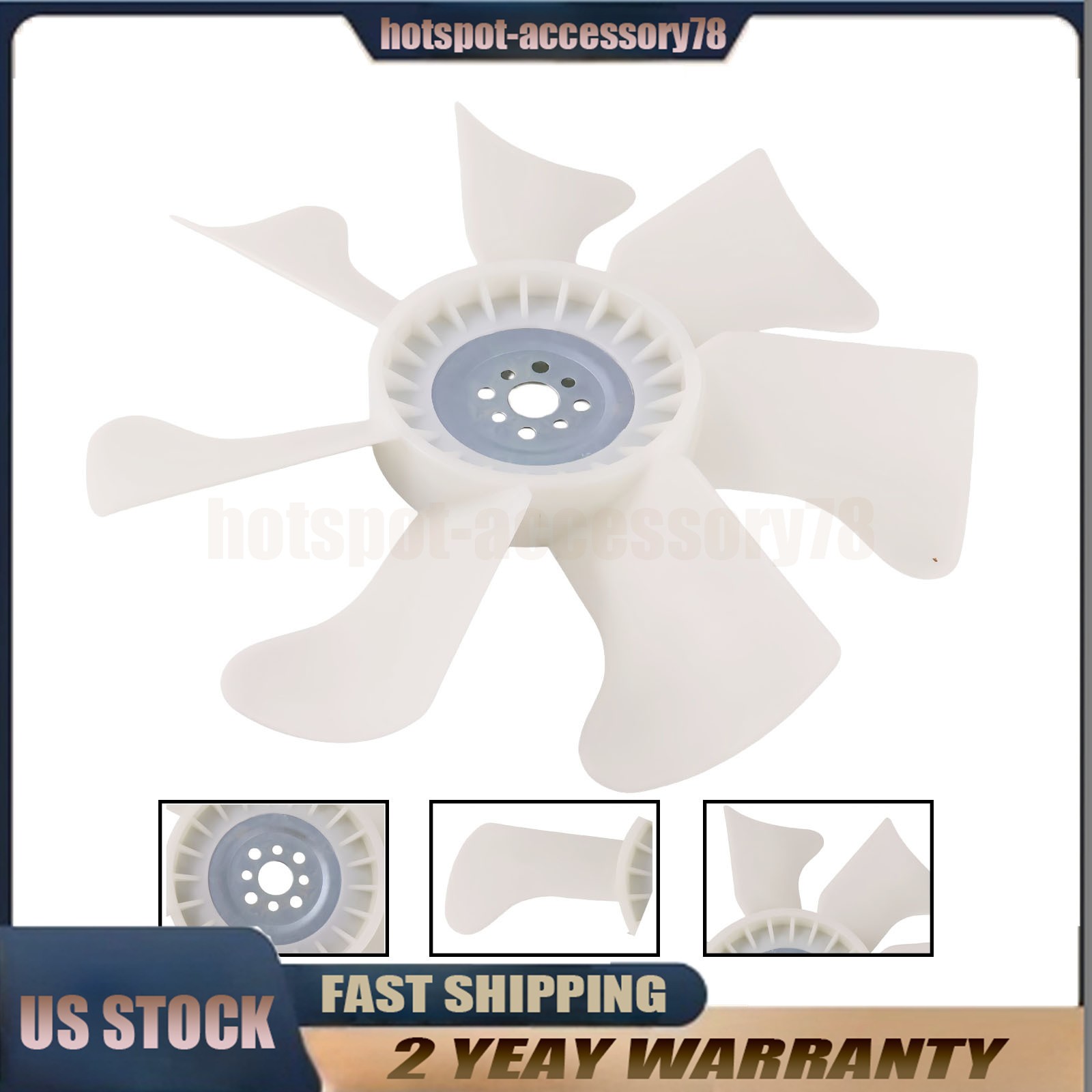 Rr Engine Cooling Fan Blade Assy For Kubota V3800 SSV65 SSV75 SVL75 1G377-74110