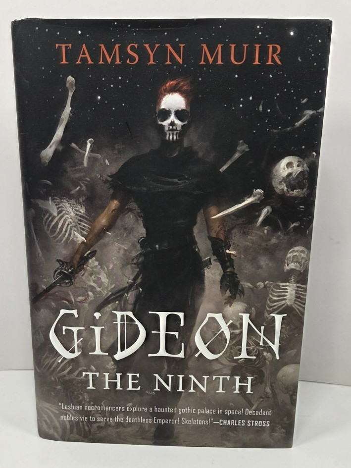 Gideon The Ninth Tamsyn Muir First Edition Black Sprayed Edges First Edition HC Gideon The Ninth Tamsyn Muir First Edition Black Sprayed Edges First Edition HC