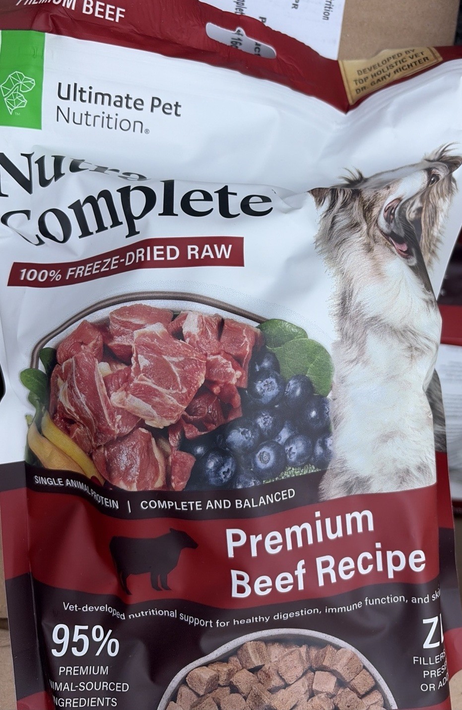 Ultimate Pet Nutrition Nutra Complete 100% Freeze Dried Raw Dog Food Beef Recipe Ultimate Pet Nutrition Nutra Complete 100% Freeze Dried Raw Dog Food Beef Recipe