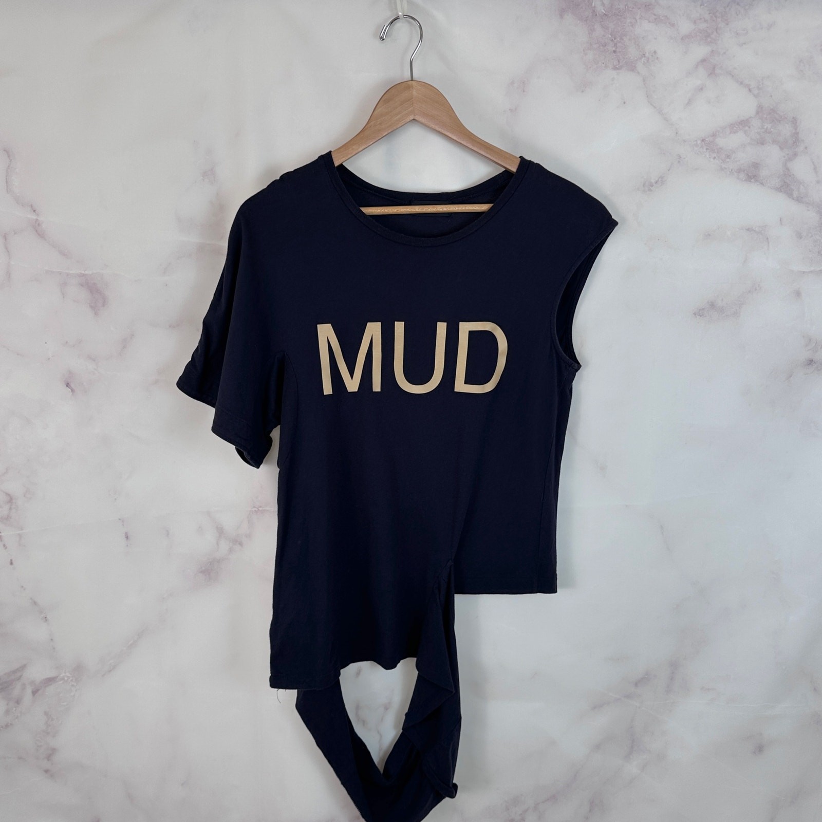 Undercover Shirt Archive S/S15 Mud Rug Navy Deformed Tee Size M Japanese