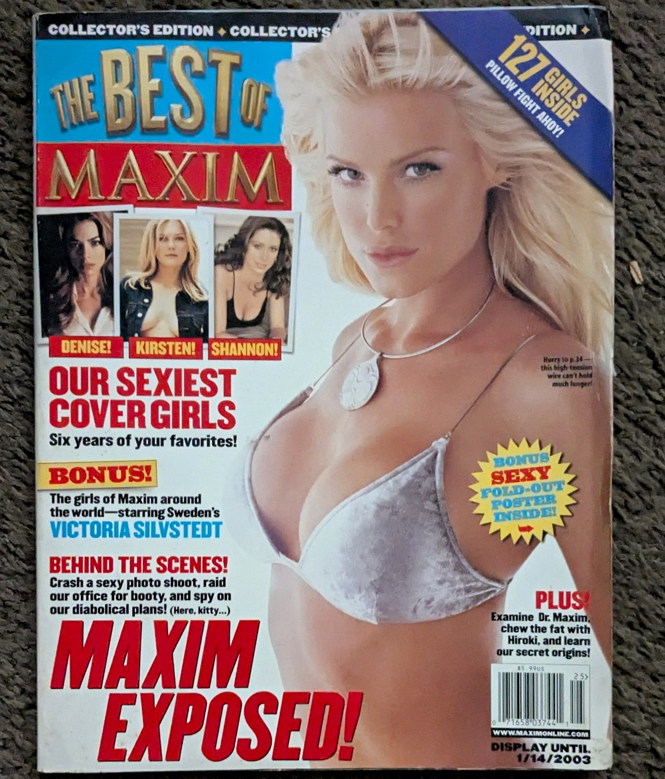 MAXIM-BEST OF MAXIM 2002/VINTAGE DENISE RICHARDS, KIRSTEN DUNST,SHAN ELIZABETH MAXIM-BEST OF MAXIM 2002/VINTAGE DENISE RICHARDS, KIRSTEN DUNST,SHAN ELIZABETH