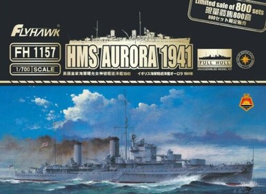Flyhawk 1157 1/700 Light Cruiser HMS Aurora 1941
