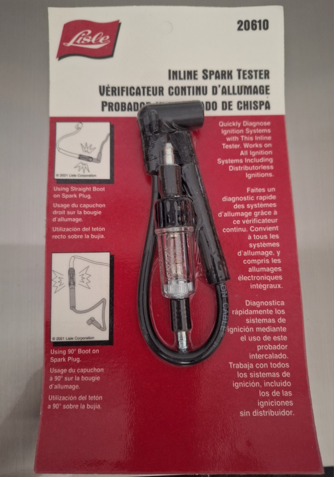 Lisle 20610 INLINE SPARK TESTER