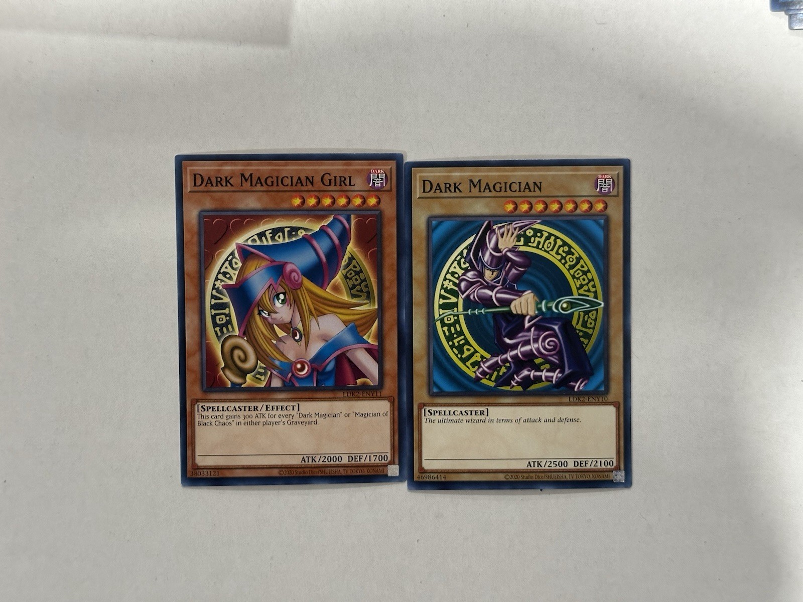 1x Dark Magician + 1x Dark Magician Girl | LDK2 | NM | Commons | YuGiOh