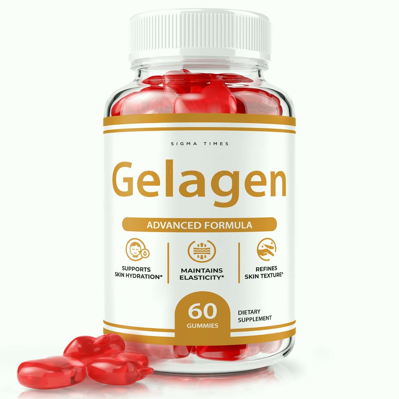 Gelagen Gummies, Premium Formula for Daily Beauty and Body Care 60ct