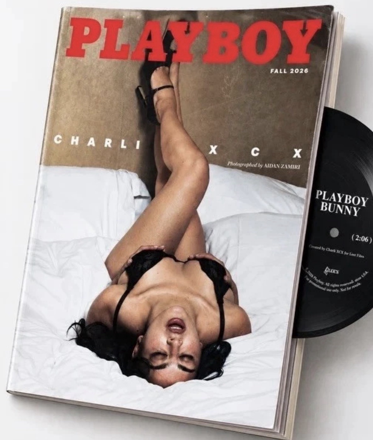 Charli XCX Playboy Magazine Fall 2026 - Includes Flexidisc - PRESALE
