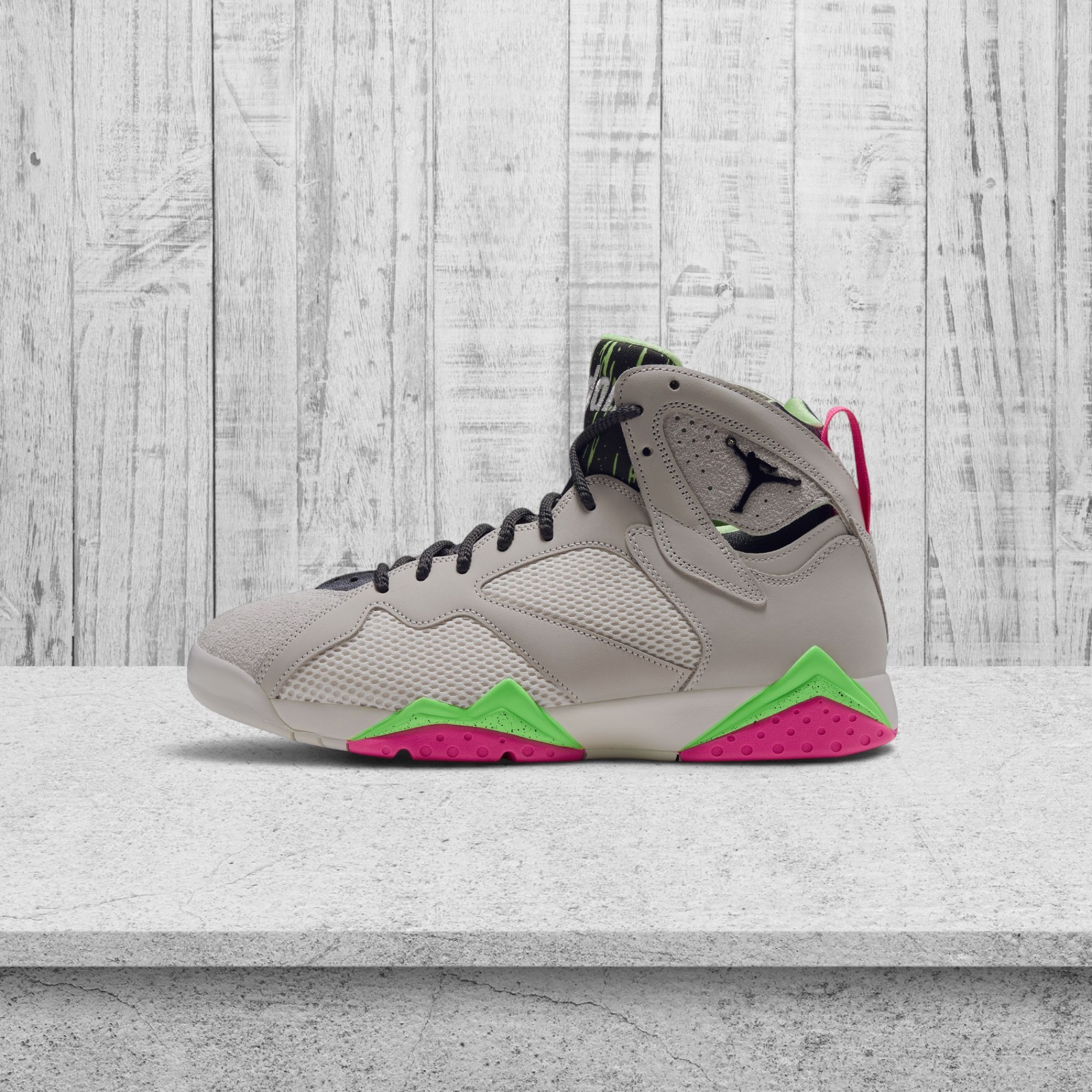 Nike Air Jordan 7 Retro Tennis Day Lime Pink Blast IV6508-030 Men\'s Sneaker NEW