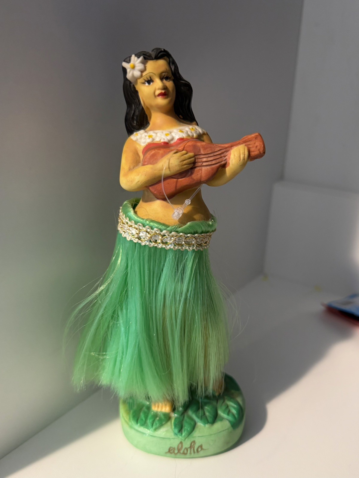 HULA GIRL Dancer Accoutrements VINTAGE Figurine