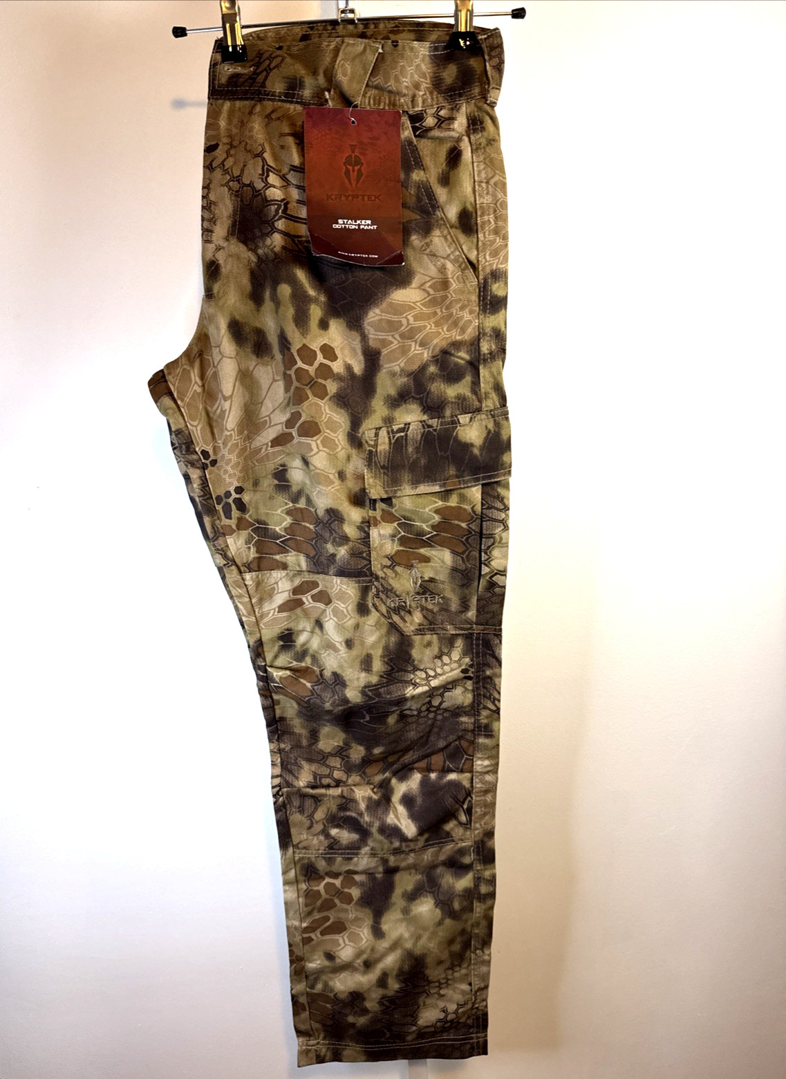 NEW Kryptek Stalker Pants Highlander Camo Men’s XL Hunting Tactical Double Knee