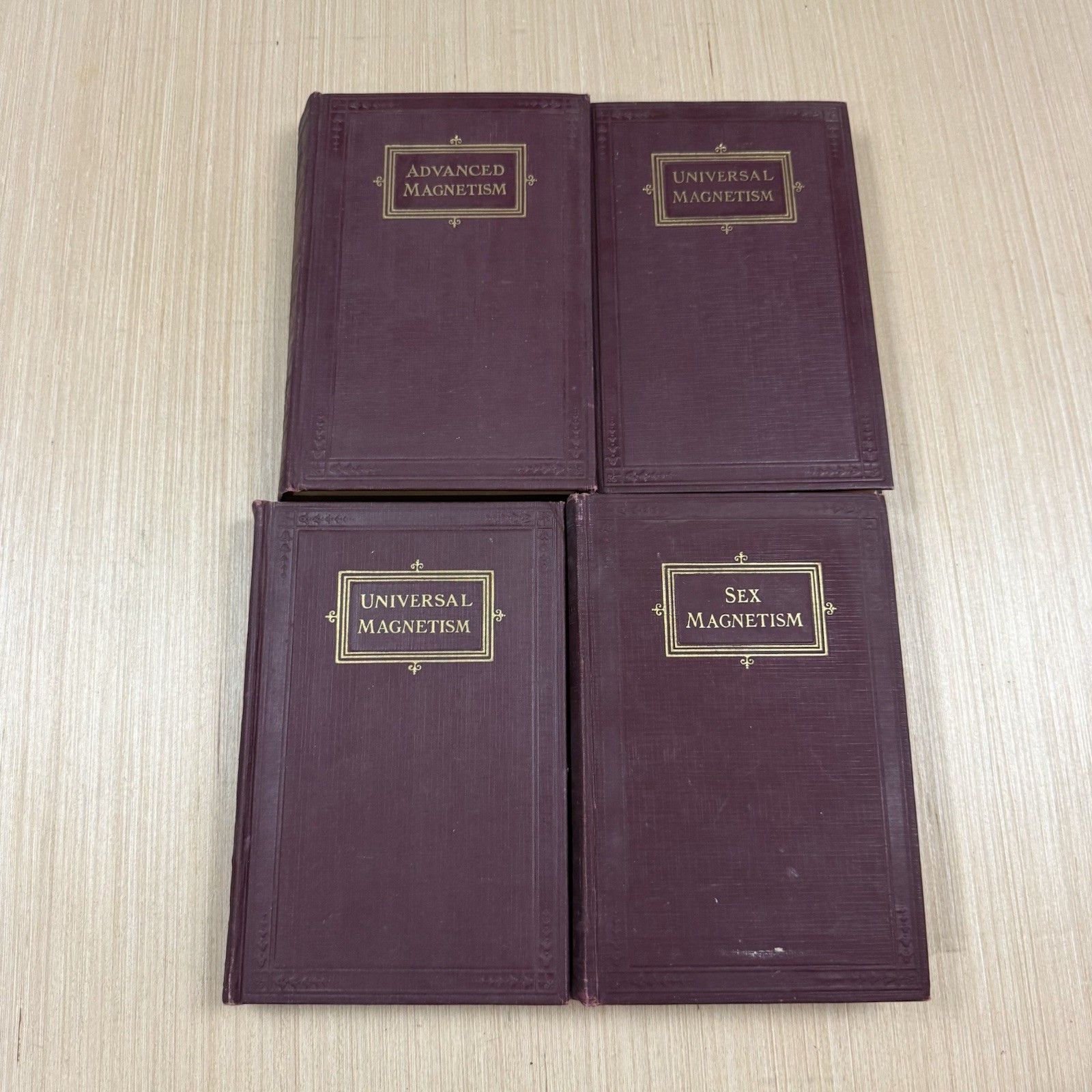 Edmund Shaftesbury Magnetism Book Collection Lot Universal Advanced Sex Occult