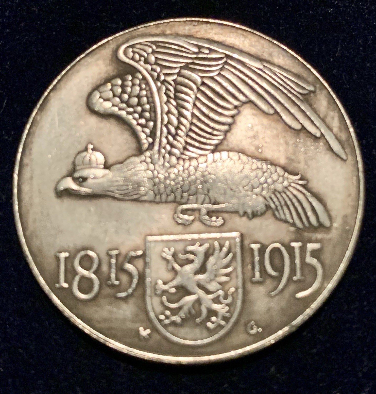 1915 German Reich Vorpommern detachment from Prussia since 1815
