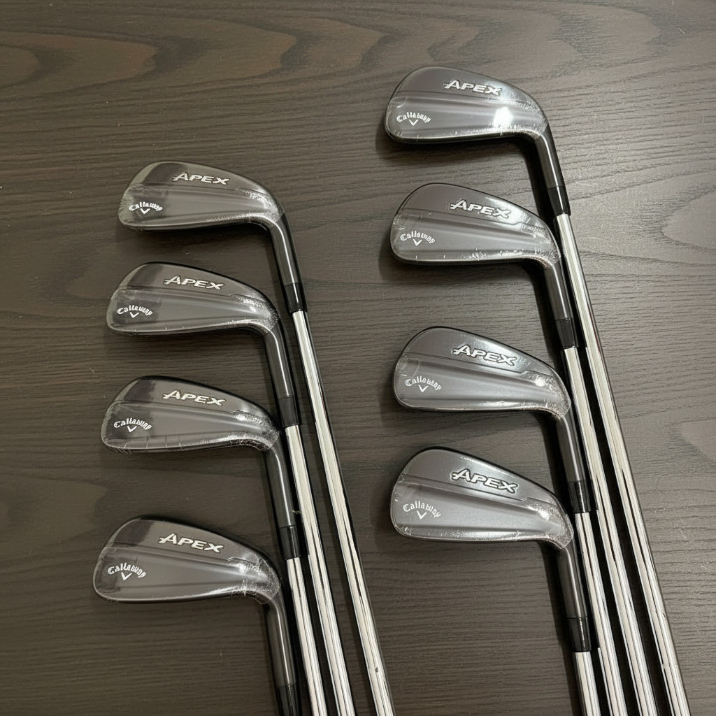 New Callaway Apex TI fusion black irons 4-PW AW 8-Piece Iron set