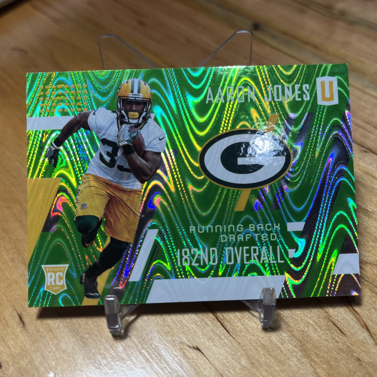 2017 Panini Unparalleled - Class of 2017 Rookie Aaron Jones #263 Lime Green /499