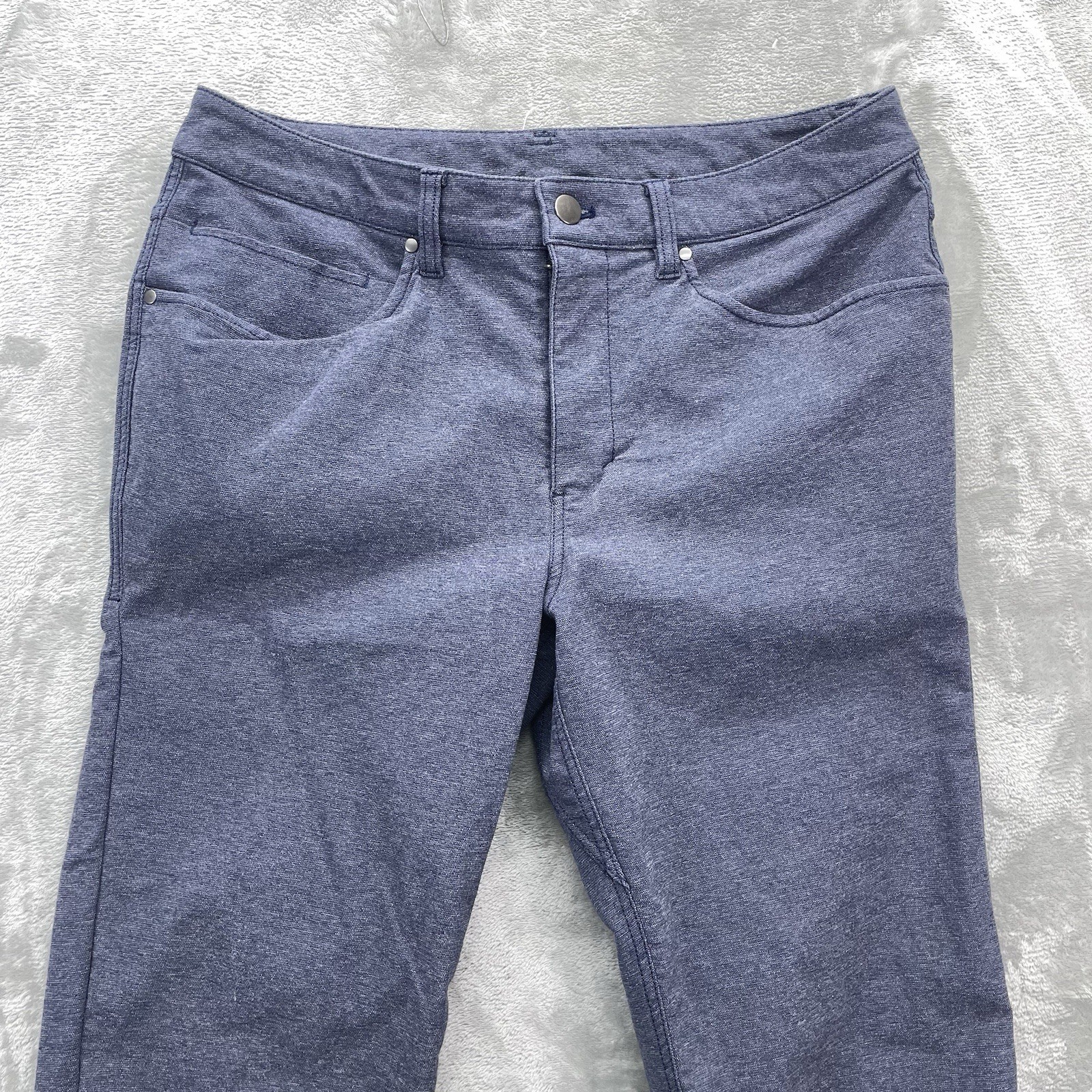 Lululemon Pants Mens Size 32x32 Preppy ABC SLIM Tech canvas jean 5 pocket blue