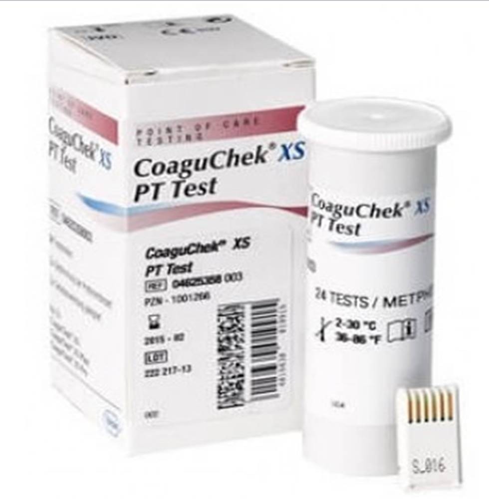 CoaguChek XS PT Test 24ct Strips Expiration 12-31-2026 CoaguChek XS PT Test 24ct Strips Expiration 12-31-2026