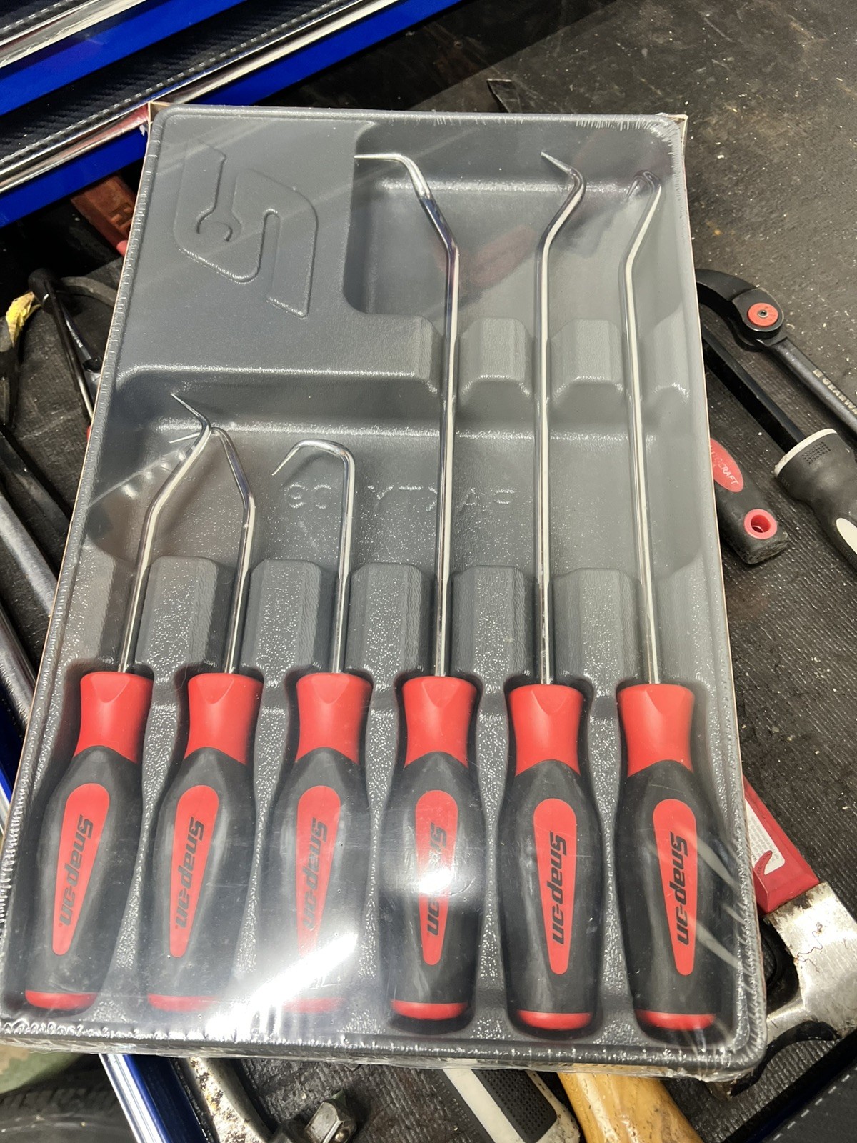 For Snap-on Tools USA RED 6PC Soft Grip Radiator Hose Pick Set SGRHT6BR NEW