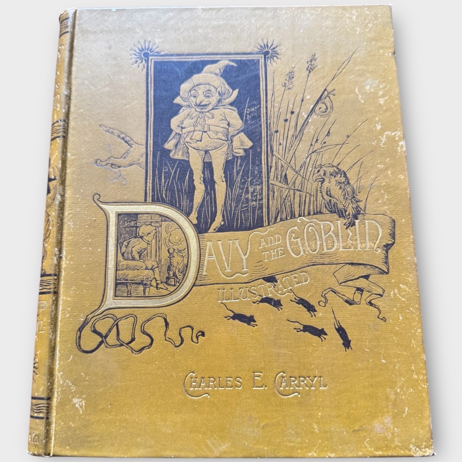 Davy And The Goblin Charles E. Carryl 1886 Alice In Wonderland Sequel Antique VT