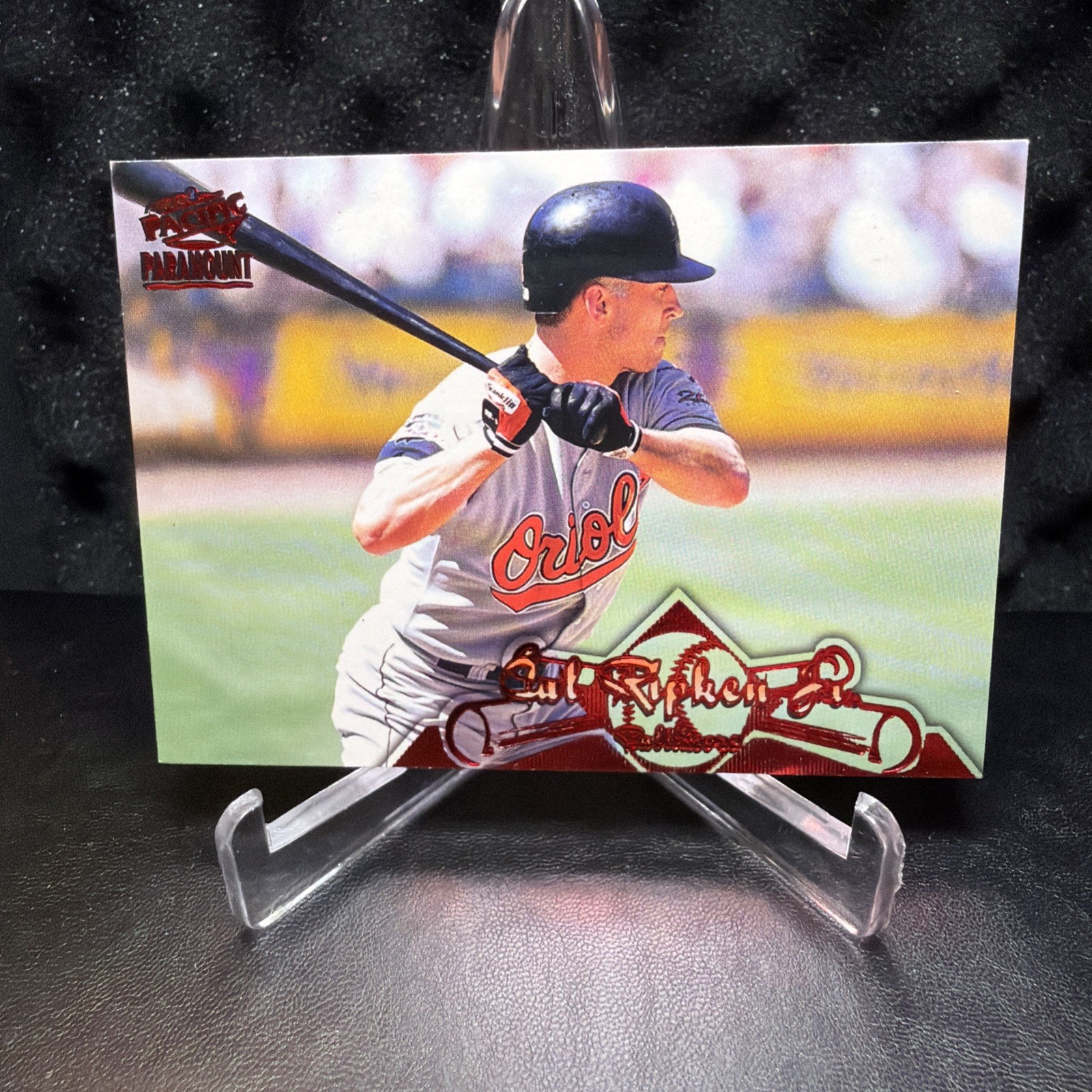 1998 Pacific Paramount #17 Cal Ripken Jr. Red 1998 Pacific Paramount #17 Cal Ripken Jr. Red