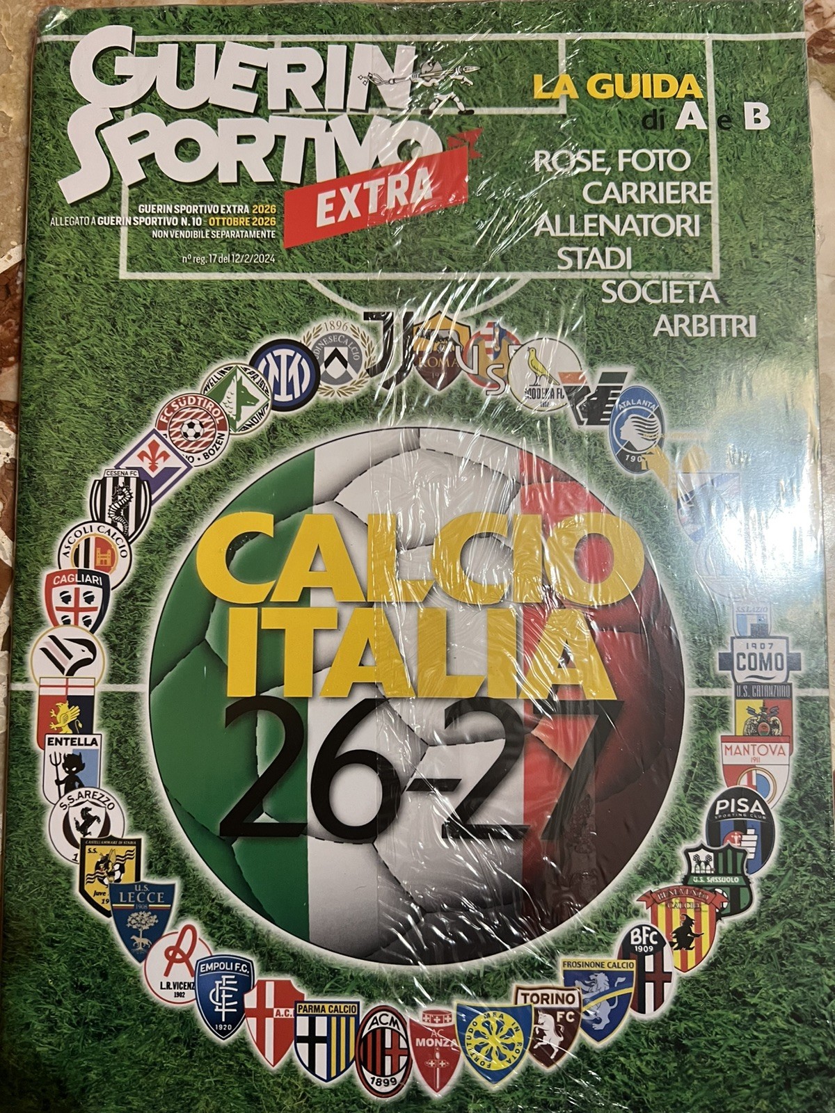 Guerin Sportivo 10 October 2026 Guide Calcioitalia Serie A & B 2026/27 26-27